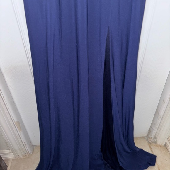 Morgan & Co. Royal Blue Dress with Beaded Details - Picture 4 of 7